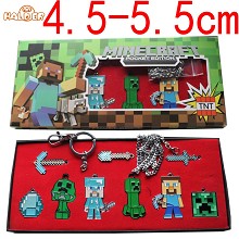 Minecraft Cosplay weapones set(9pcs a set)