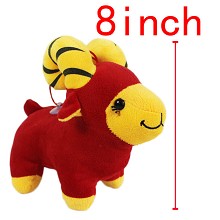 8inches sheep plush doll