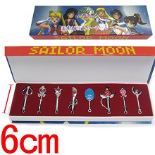 Sailor Moon key chains set(8pcs a set)