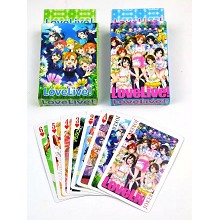Love Live poker playing card