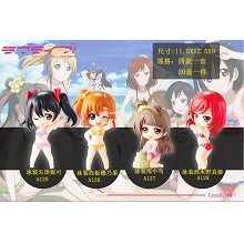 LOVE LIVE figures set(4pcs a set)