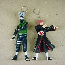 Naruto figure key chains set(2pcs a set)