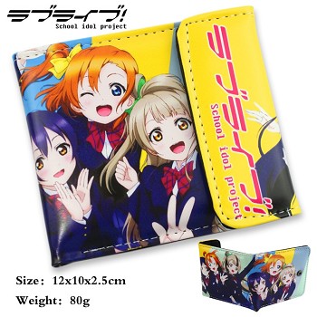 Love Live PU wallet