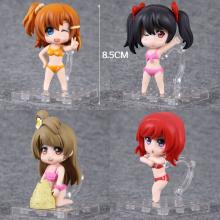 LOVE LIVE figures set(4pcs a set)