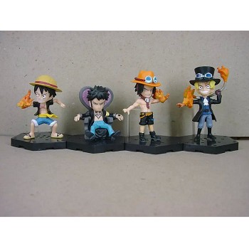 One Piece anime figures set(4pcs a set)