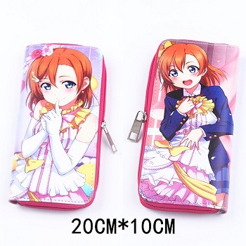 Love Live anime pu long wallet/purse