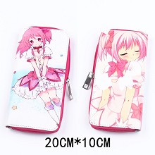 Puella Magi Madoka Magica anime pu long wallet/purse