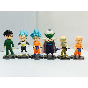 Dragon Ball anime figures set(6pcs a set)