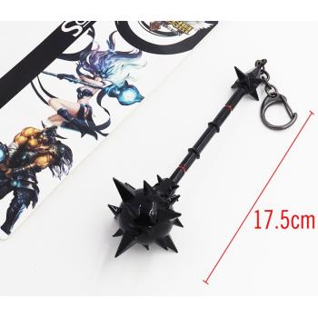 League of Legends cos weapon key chain