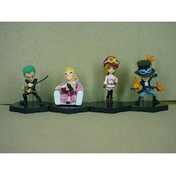 One Piece anime figures set(4pcs a set)