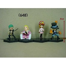 One Piece anime figures set(4pcs a set)