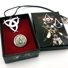 Assassin's Creed necklace+pin a set