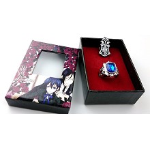 Kuroshitsuji anime pin+ring a set