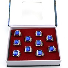 Kuroshitsuji anime rings set(10pcs a set)