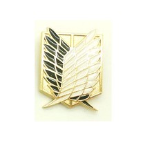 Attack on Titan anime brooch pin