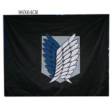 Attack on Titan anime flag