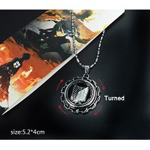 Attack on Titan anime necklace