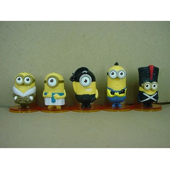 Despicable Me anime figures set(5pcs a set)