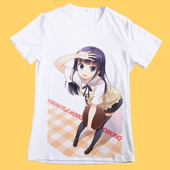 WORKING!! anime micro fiber t-shirt CBTX087