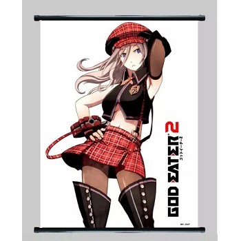 God Eater anime wall scroll