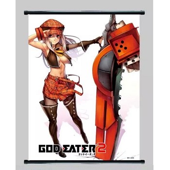 God Eater anime wall scroll