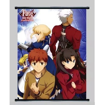 Fate Stay Night anime wall scroll