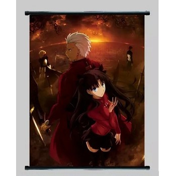 Fate Stay Night anime wall scroll