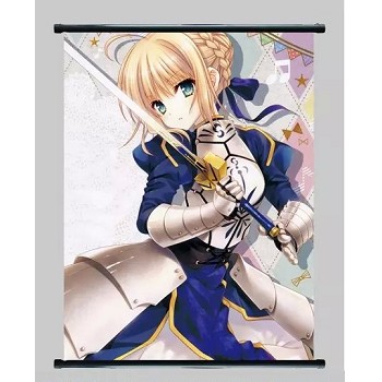 Fate Stay Night anime wall scroll