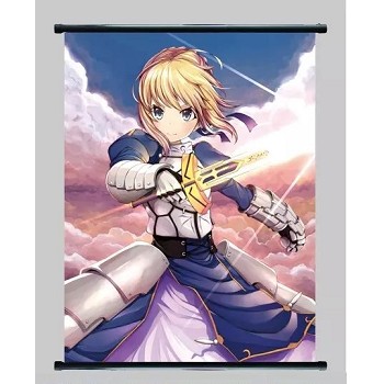 Fate Stay Night anime wall scroll