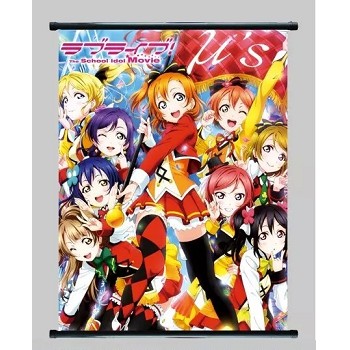 Love Live anime wall scroll