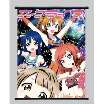 Love Live anime wall scroll