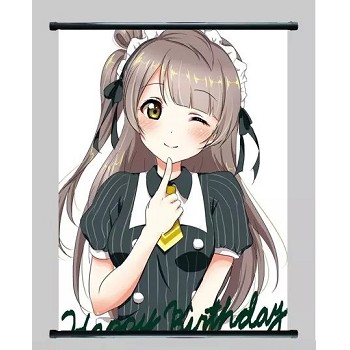 Love Live anime wall scroll