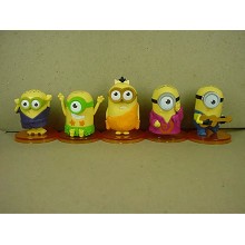 Despicable Me anime figures set(5pcs a set)