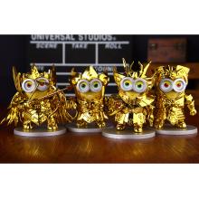 Despicable Me cos Saint Seiya anime figures set(4pcs a set)