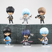 Gintama anime figures set(6pcs a set)