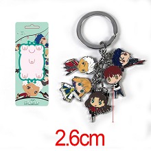 Fate stay night anime key chain