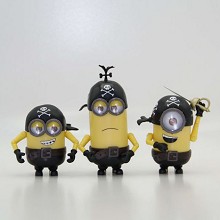 Despicable Me anime figures set(3pcs a set)