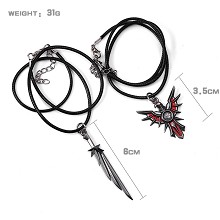 League of Legends anime necklaces set(2pcs a set)