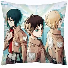 Attack on Titan anime two-sided pillow