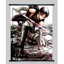 Attack on Titan anime wall scroll