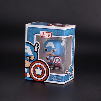 Q version the Avengers Captain America figure