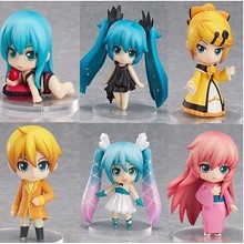 Hatsune Miku anime figures set(6pcs a set)B