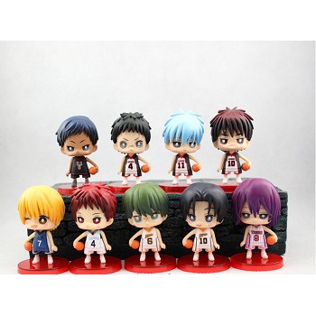 Kuroko no Basuke figures st(9pcs a set)(OPP bag)