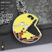 Pixels anime necklace