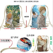 Natsume Yuujinchou anime drawstring backpack bag