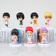 Kuroko no Basuke anime figures set(7pcs a set)