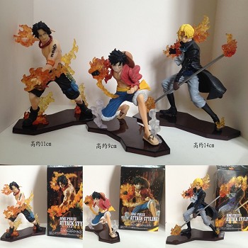 One Piece anime figures set(3pcs a set)