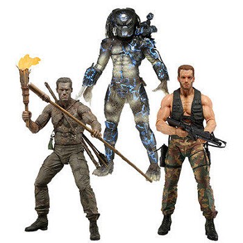 7incehs NECA Predator figures set(3pcs a set)