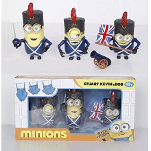 Despicable Me anime figures set(3pcs a set)