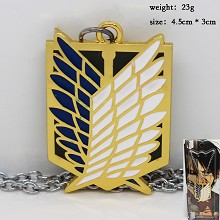 Attack on Titan anime necklace